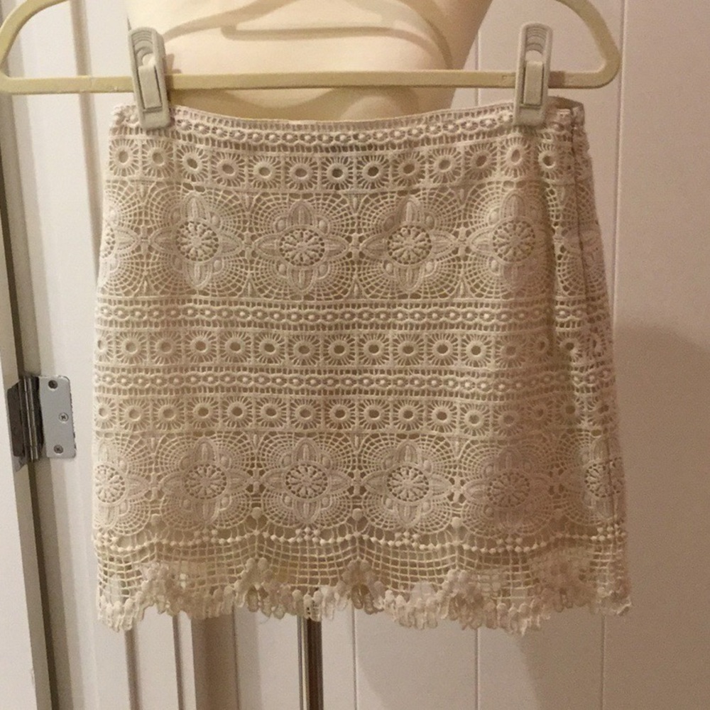 Gudi Mini Skirt with lace